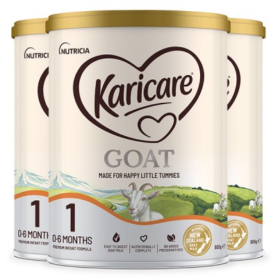 【澳洲直邮】新旧包装随机 KARICARE 可瑞康 羊奶粉1段 3桶 